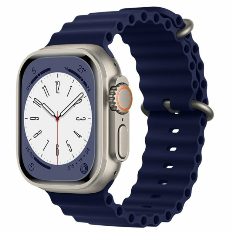 רצועת סיליקון Apple Watch 38/40/41mm Ocean Strap כחול
