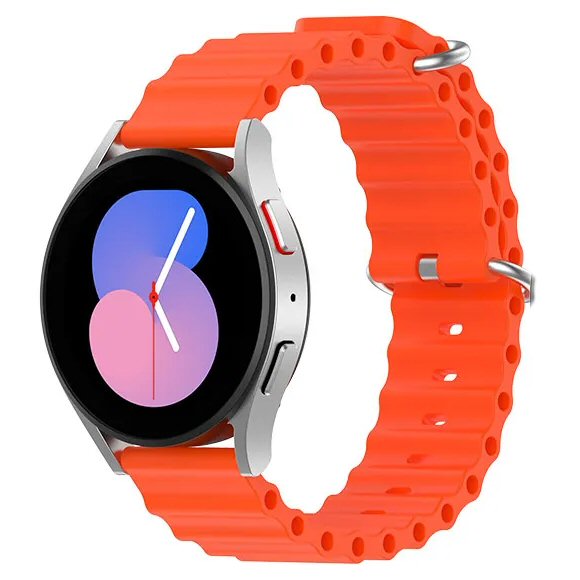 רצועת סיליקון Galaxy Watch 3 40/41mm Ocean Strap כתום