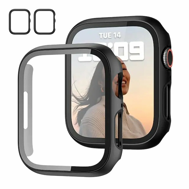 מגן כיסוי ומסך לשעון אפל Apple Watch 45mm
