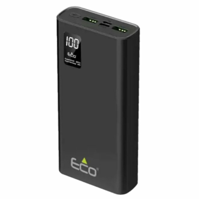 סוללת גיבוי וטעינה לסמארטפונים Eco 650 Fast 20000mAh