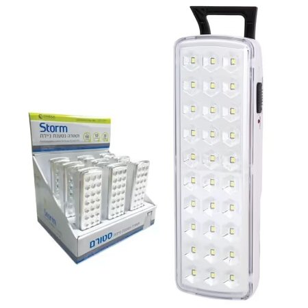 תאורת חירום נטענת ניידת Strom 30 LED