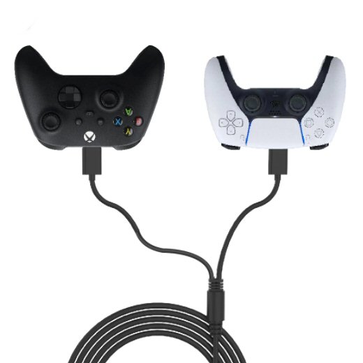 כבל טעינה כפול Dual USB PS5/xBox Series  Type C Charging