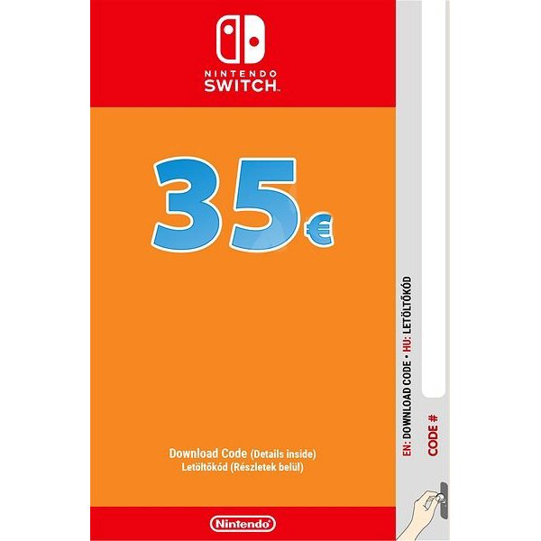 כרטיס Nintendo Shop 35EUR לקונסולות Switch/Switch Lite