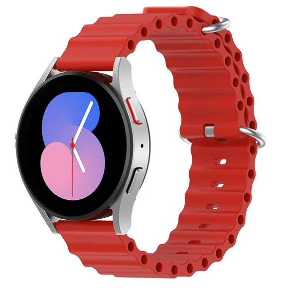 רצועת סיליקון Galaxy Watch 3 44/45mm Ocean Strap אדום