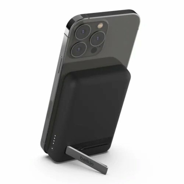 סוללת גיבוי אלחוטית Belkin BPD004btBK 5000 mAh Wireless charging