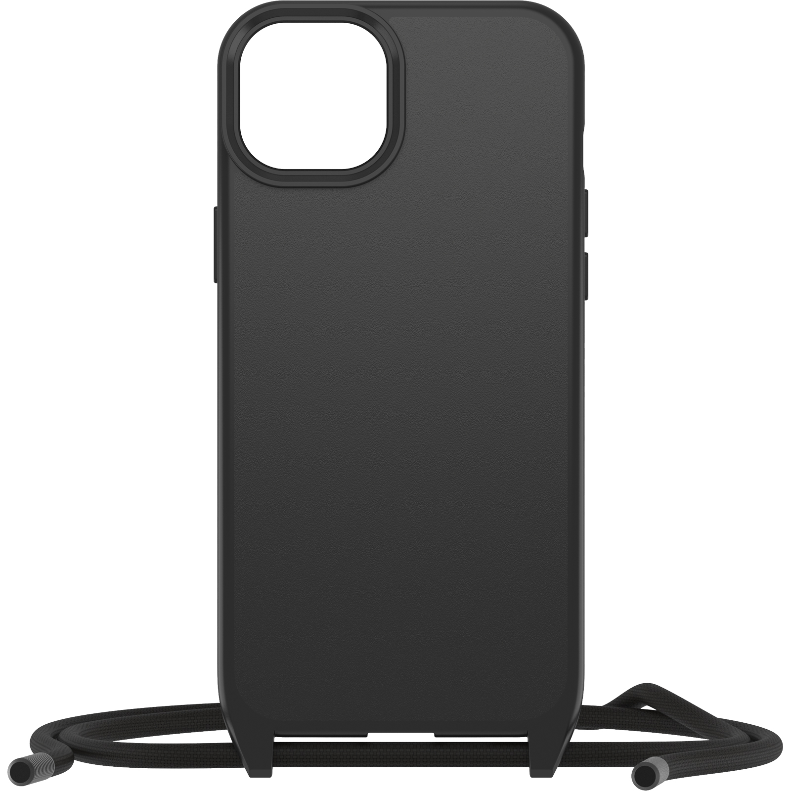 כיסוי OtterBox React Necklace שחור לאייפון 15 פרו מקס