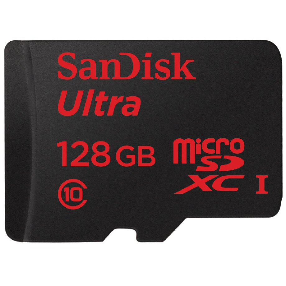 כרטיס זיכרון SanDisk Ultra SDSQUNC-128G 128GB Micro SD