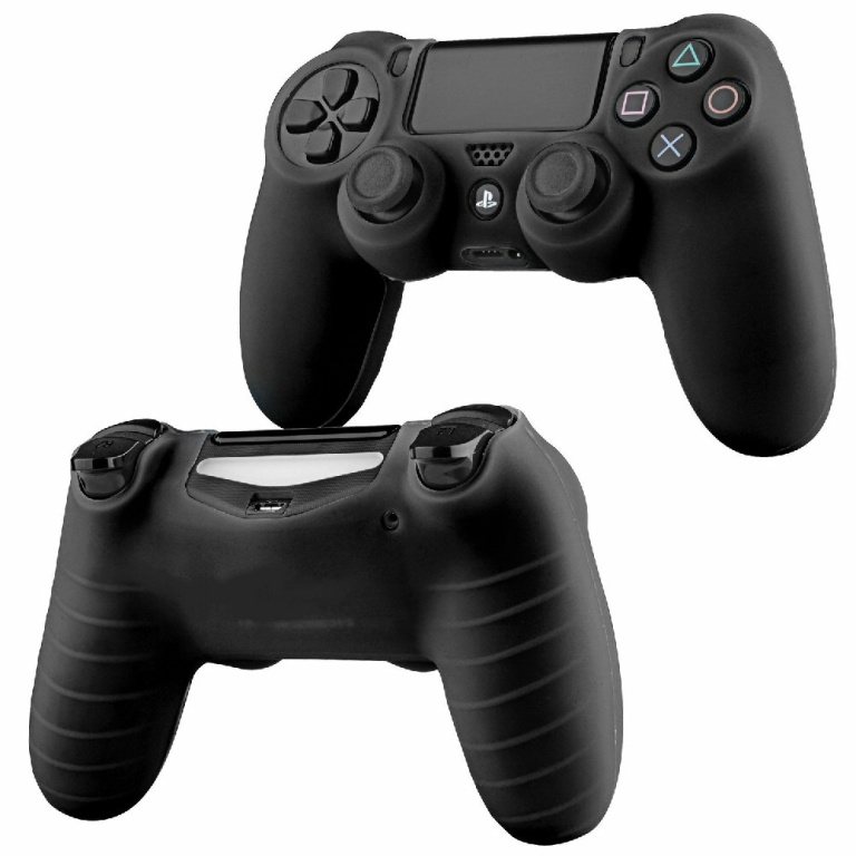 זוג כיסויי סיליקון לשלט PS4 iTechCase E Line