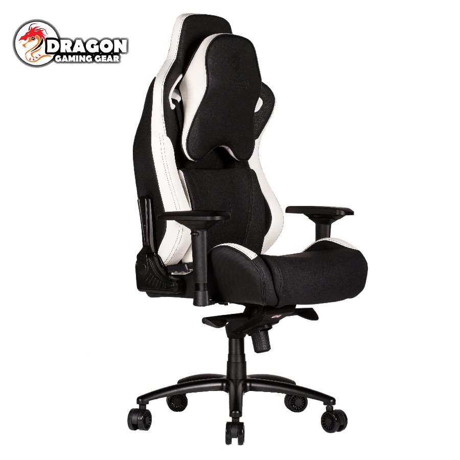 מושב גיימרים Dragon GT DLX Chair שחור/לבן