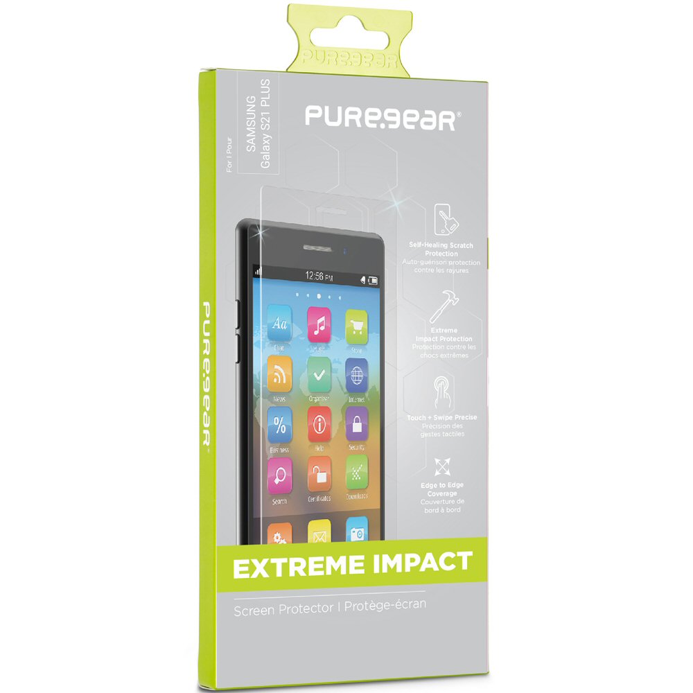 Puregear Puretek Retail HD מגן מסך סיליקון  נגד שברים לגלקסי S21 פלוס