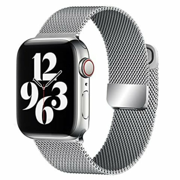 רצועת מתכת Apple Watch 38/40/41mm Metal Strap כסוף