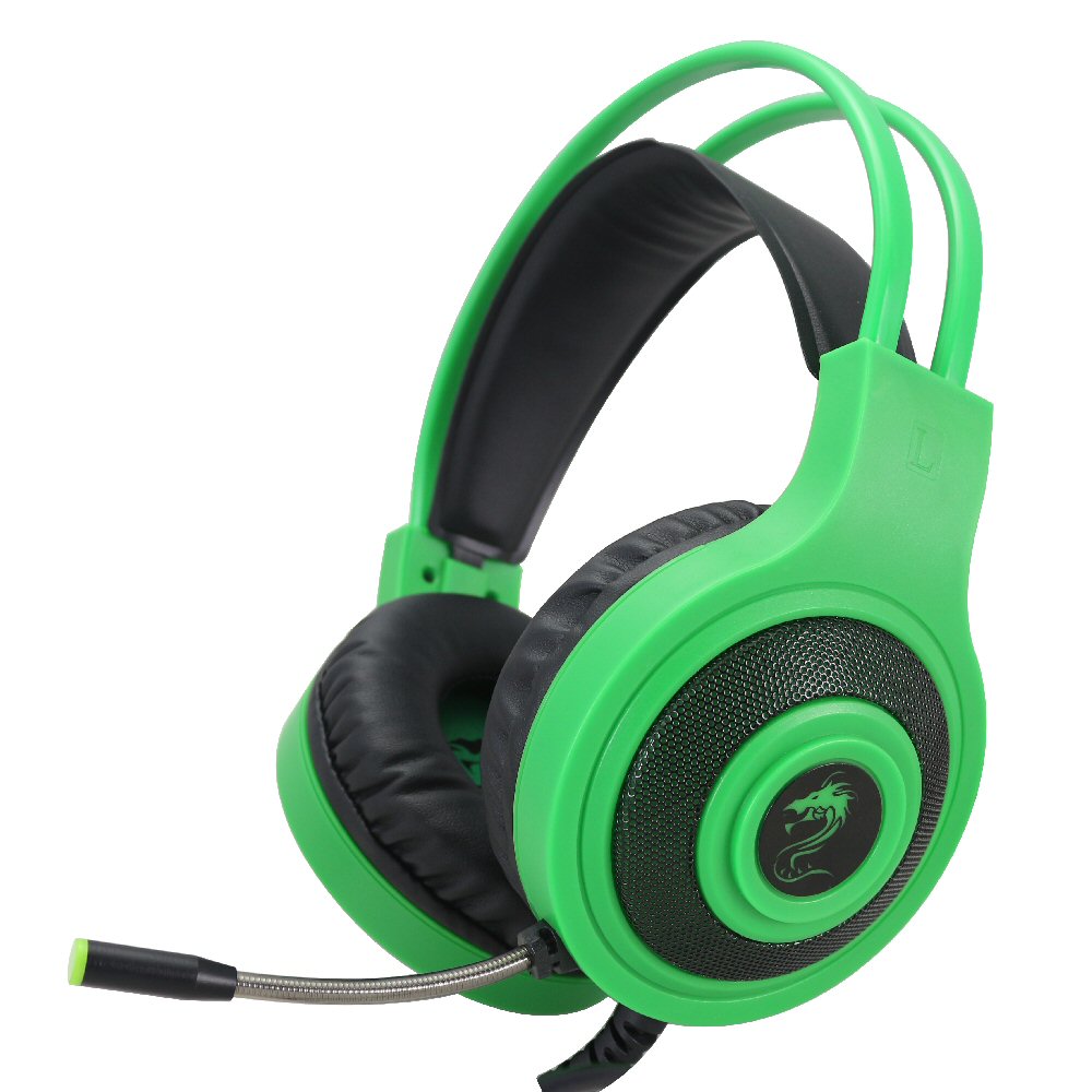 אוזניות גיימינג Dragon 800 Series Gaming HeadSet ירוק