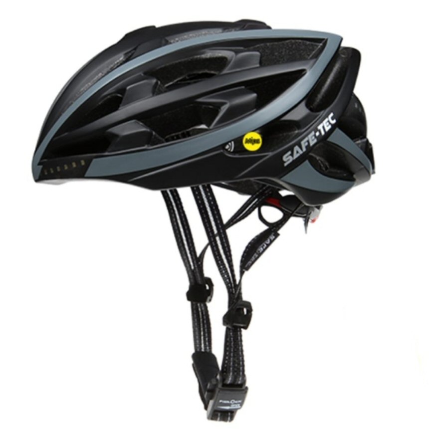 קסדה חכמה עם בלוטוס ופנסי לד Safe Tec TYR 2 SIZE M