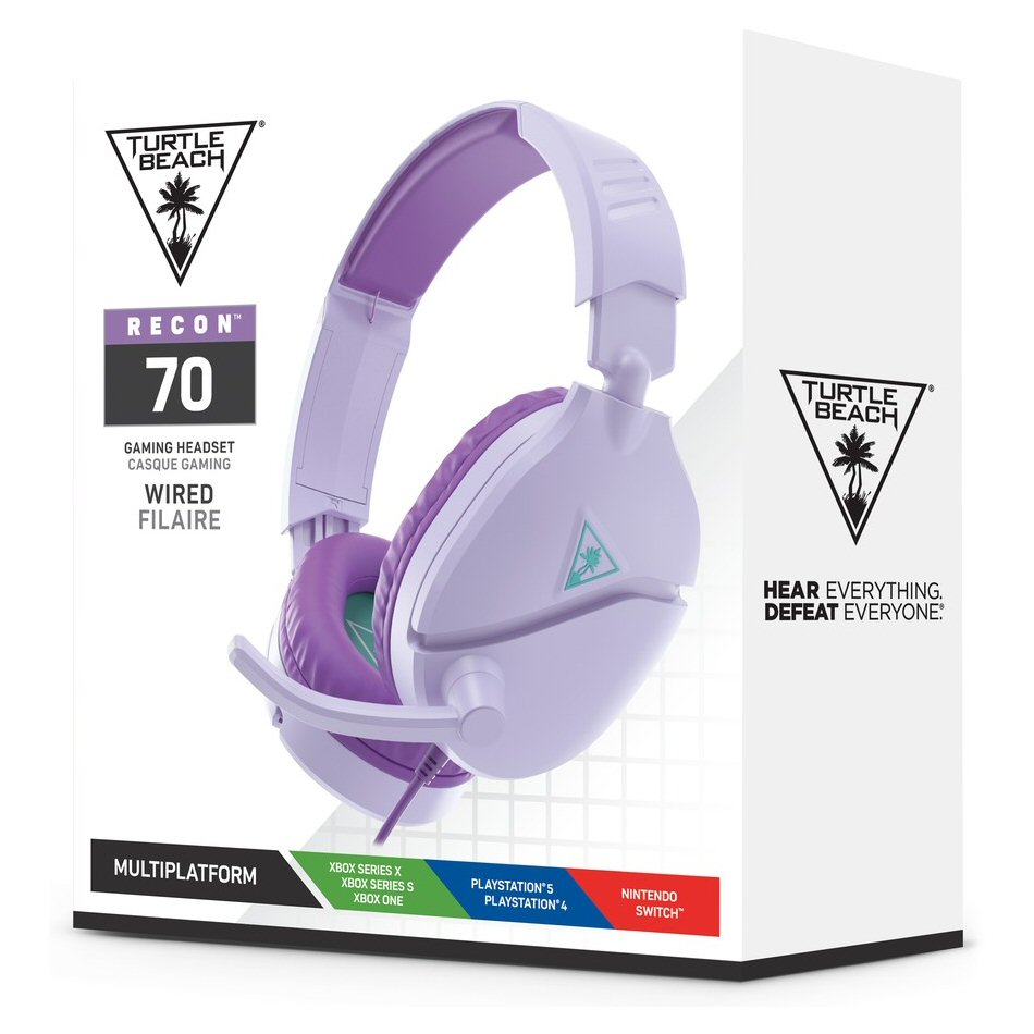 אוזניות גיימינג Turtle Beach Recon 70 סגול