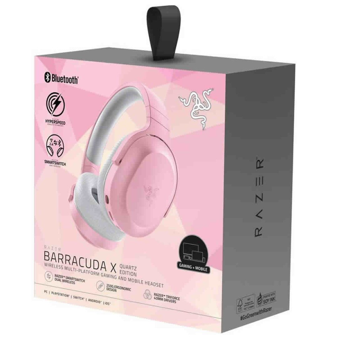 אוזניות ‏אלחוטיות Razer Barracuda X (2022) ורוד