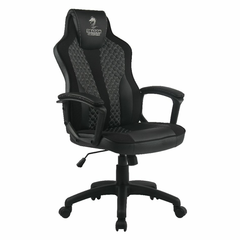 כיסא גיימינג Dragon SNIPER Chair כסוף/שחור