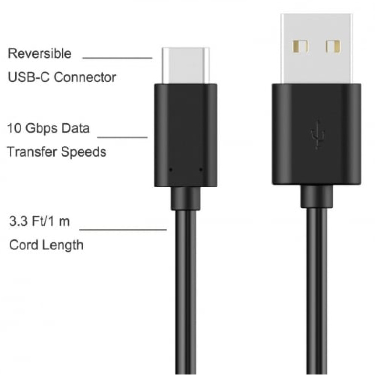 כבל טעינה Nintendo Switch USB Type C
