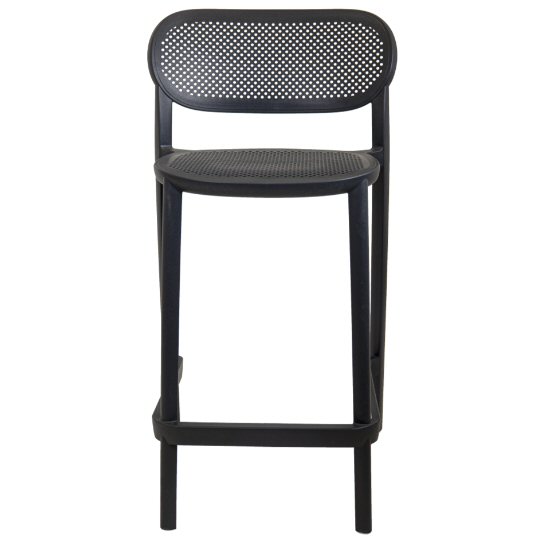 כסא בר דגם NUTA מבית GABER בצבע שחור 68CM