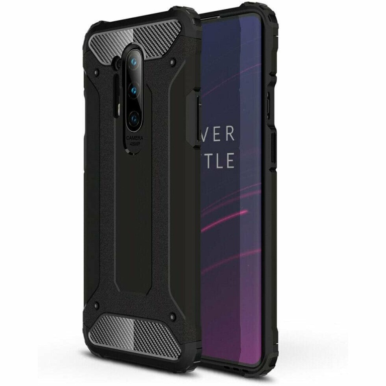 iTechCase W Line כיסוי ל OnePlus 8 שחור