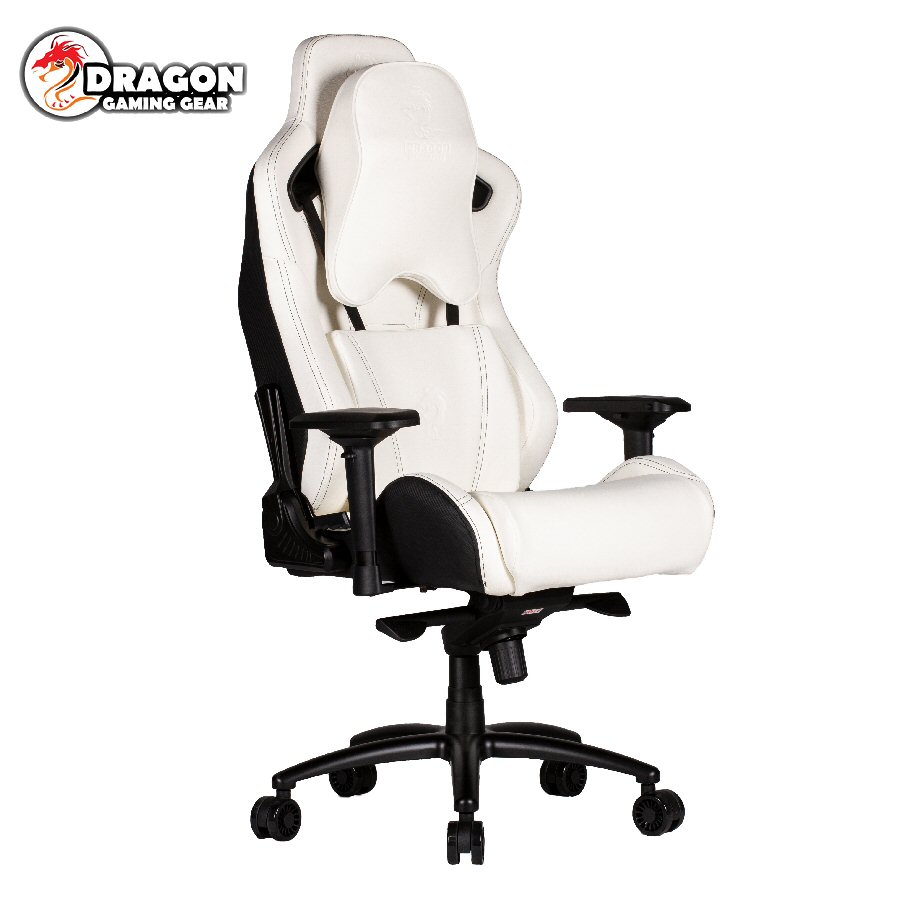 מושב גיימרים Dragon GT DLX Chair לבן