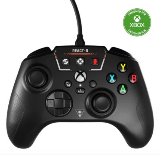 שלט חוטי שלט Turtle Beach React-R ל xBox/PC שחור