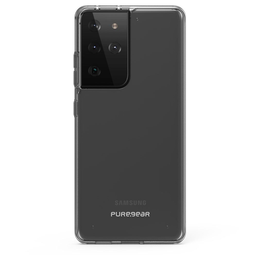 כיסוי לגלקסי S21 אולטרה שקוף PureGear Slim Shell