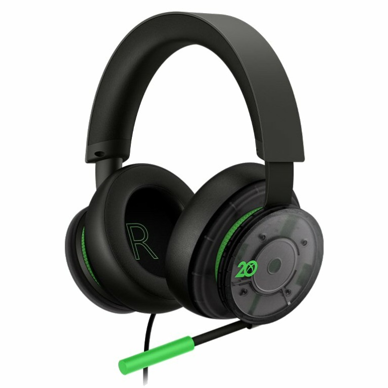 אוזניות Xbox Stereo Headset 20th Anniversary Special Edition מקוריות