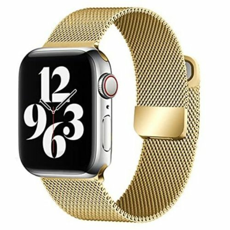 רצועת מתכת Apple Watch 42/44/45/49mm Metal Strap זהב
