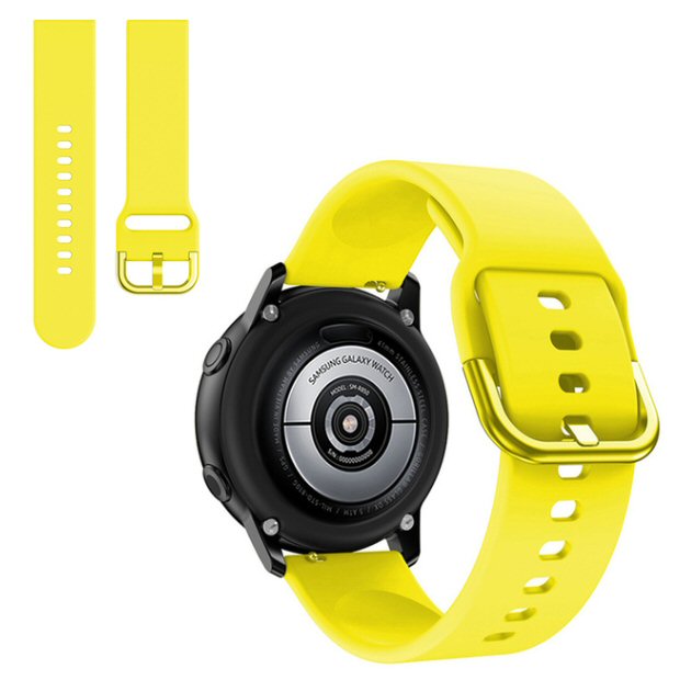 רצועת סיליקון Galaxy Watch 3 44/45mm Strap צהוב