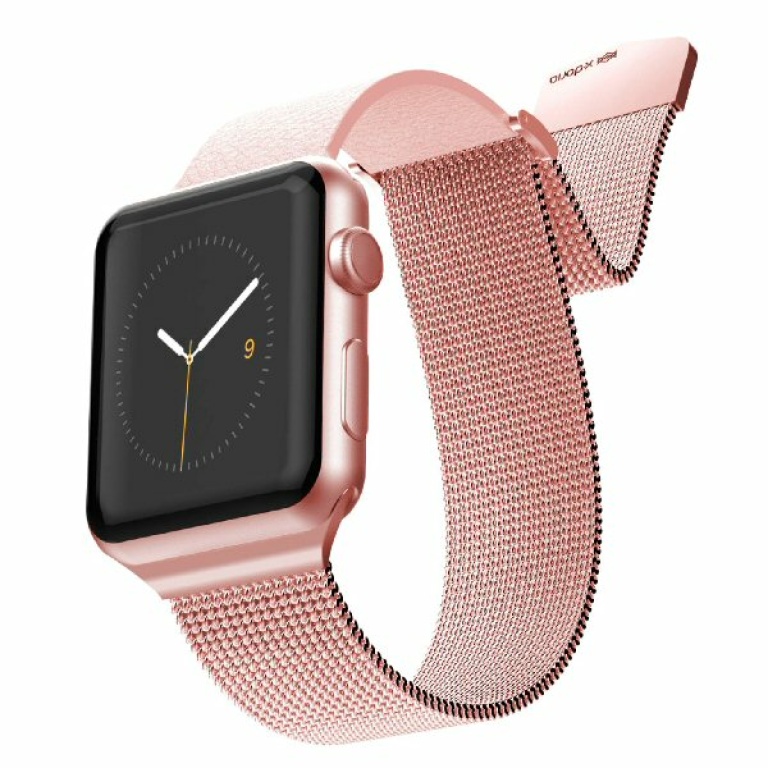 רצועת מתכת X-Doria MESH Band Apple Watch 42/44/45mm זהב