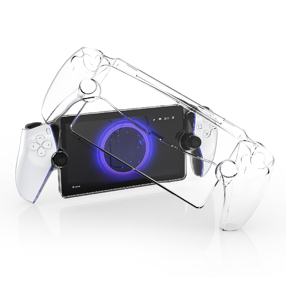 Crystal Crystal Hard Shell כיסוי שקוף ל PlayStation Portal