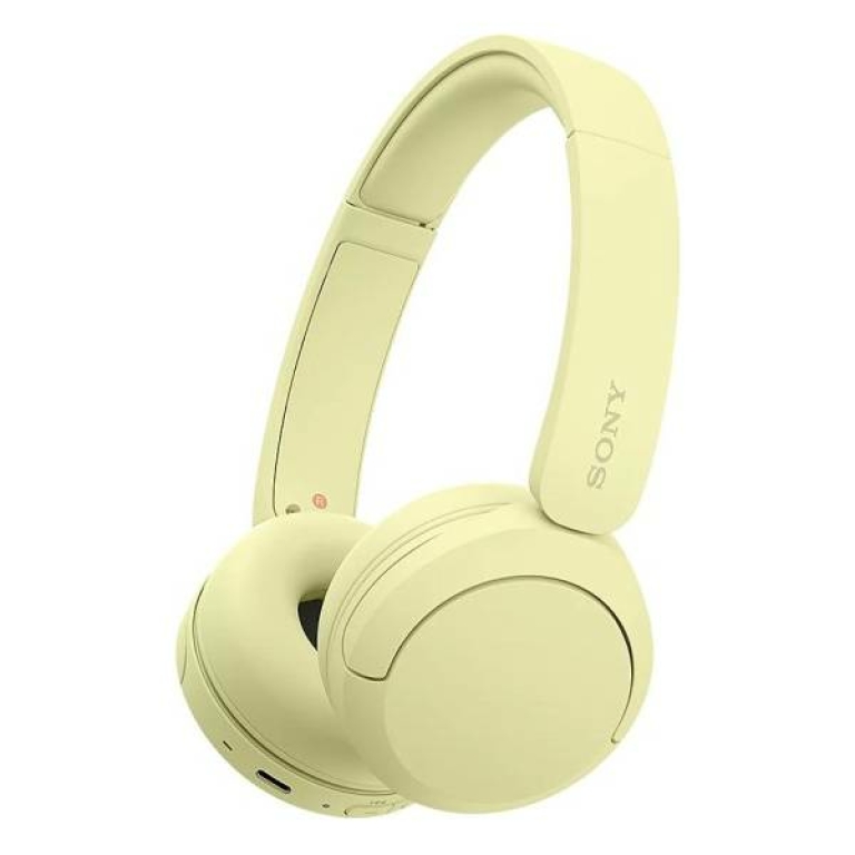 אוזניות ‏אלחוטיות Sony WH-CH520 צהוב יבואן רשמי