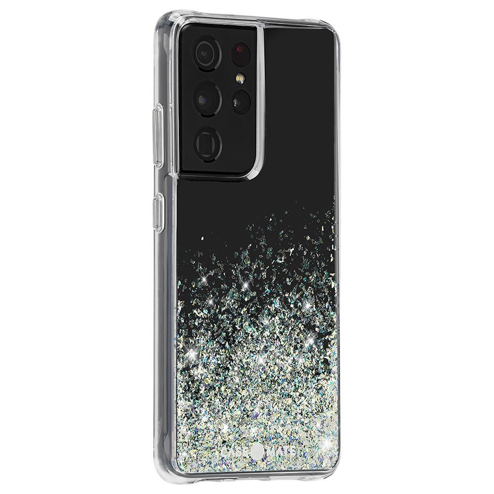 Case Mate Twinkle Ombre כיסוי לגלקסי S21 אולטרה שקוף נצנצים
