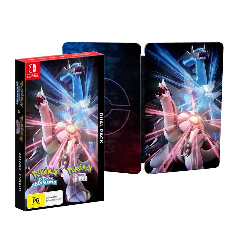 Nintendo Switch Pokemon Brilliant Diamond and Pokemon Shining Pearl Double Pack