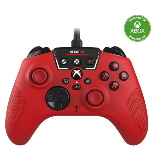 שלט חוטי שלט Turtle Beach React-R ל xBox/PC אדום
