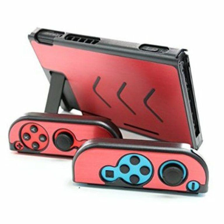 כיסוי אלומיניום Aluminum Anti-scratch ל Nintendo Switch אדום