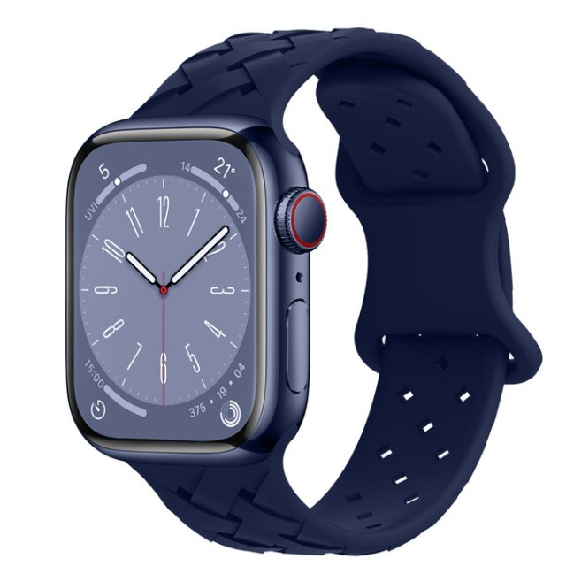 רצועת סיליקון Apple Watch 42/44/45/49mm Solo Loop Strap כחול