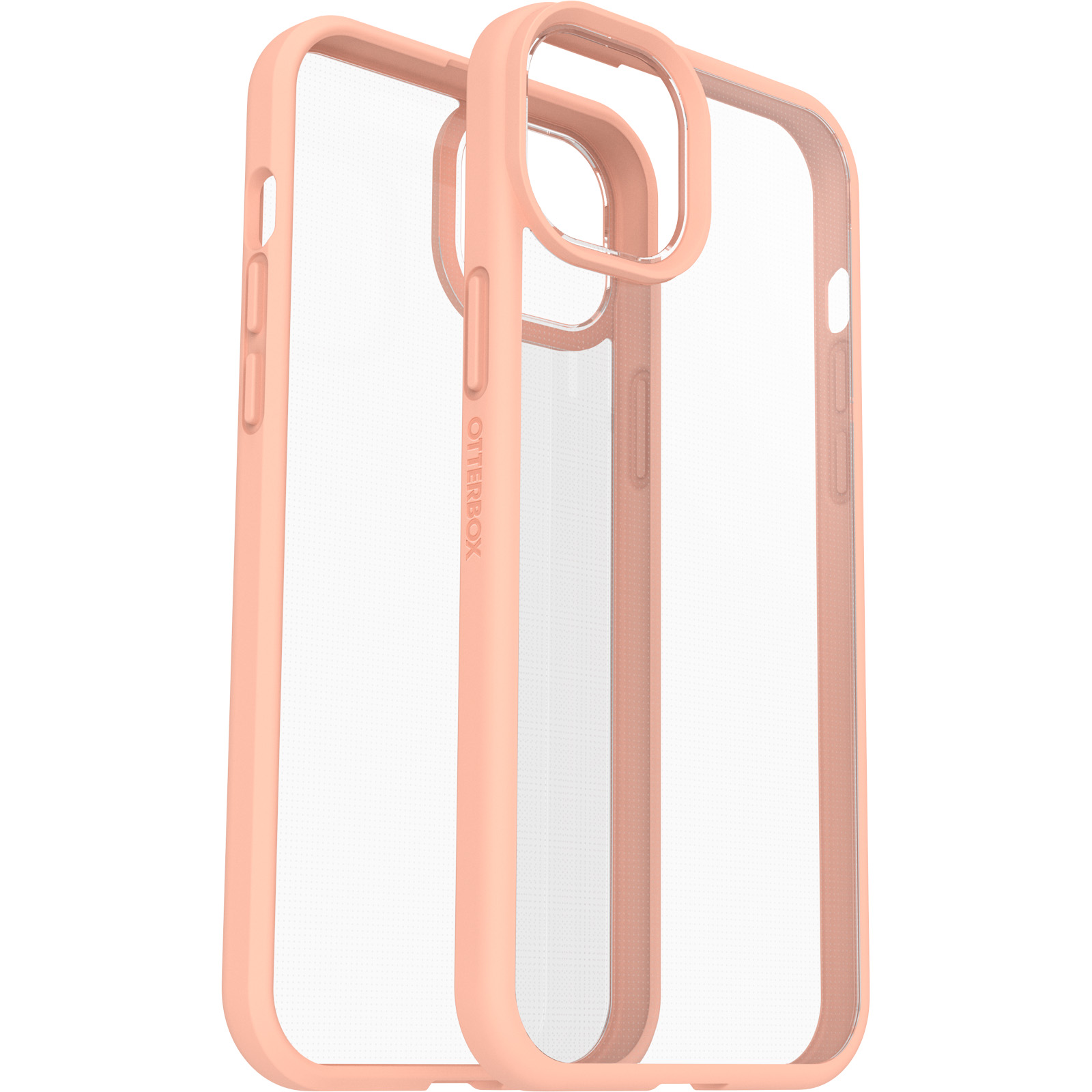 כיסוי OtterBox React בצבע אפרסק לאייפון 15