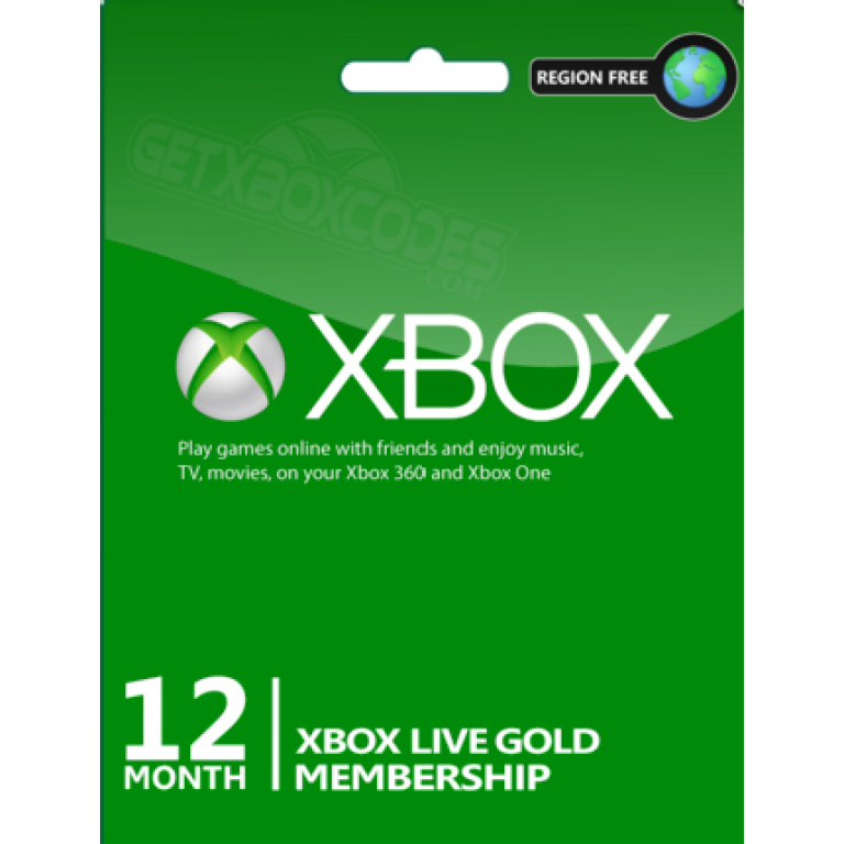 Xbox Live Gold 12 Months