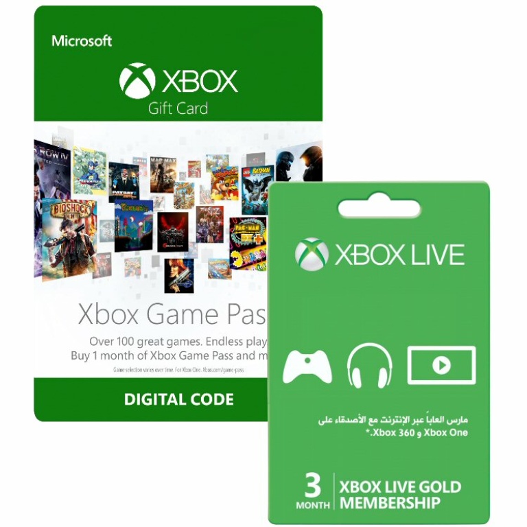 Xbox Live Gold 3 Months+GamePass 3 Months