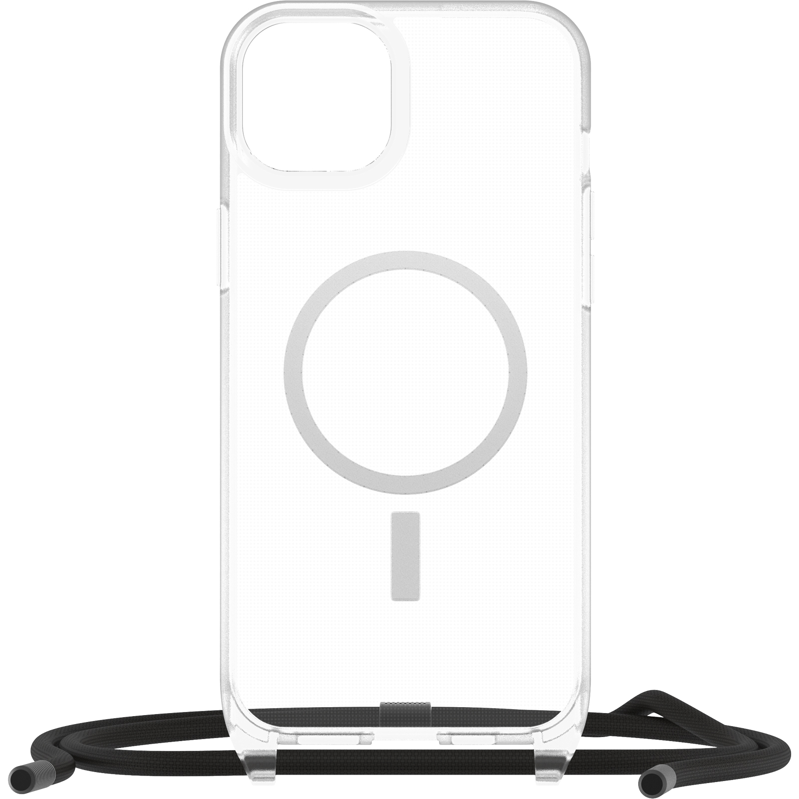 כיסוי OtterBox React Necklace שקוף לאייפון 15 פרו
