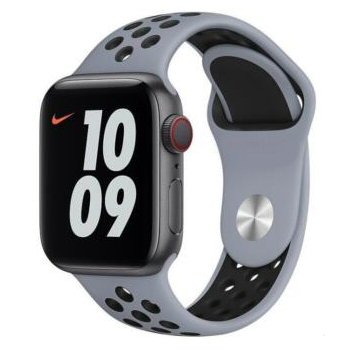 רצועת סיליקון Apple Watch 38/40/41mm Circles Strap אפור/שחור