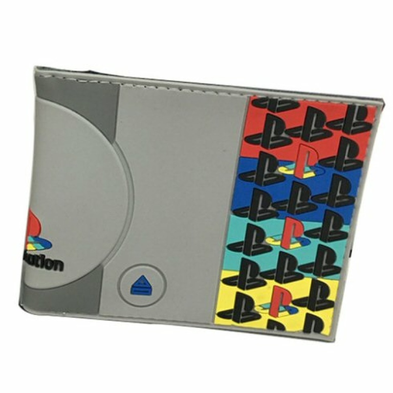 ארנק PlayStation Logo אפור