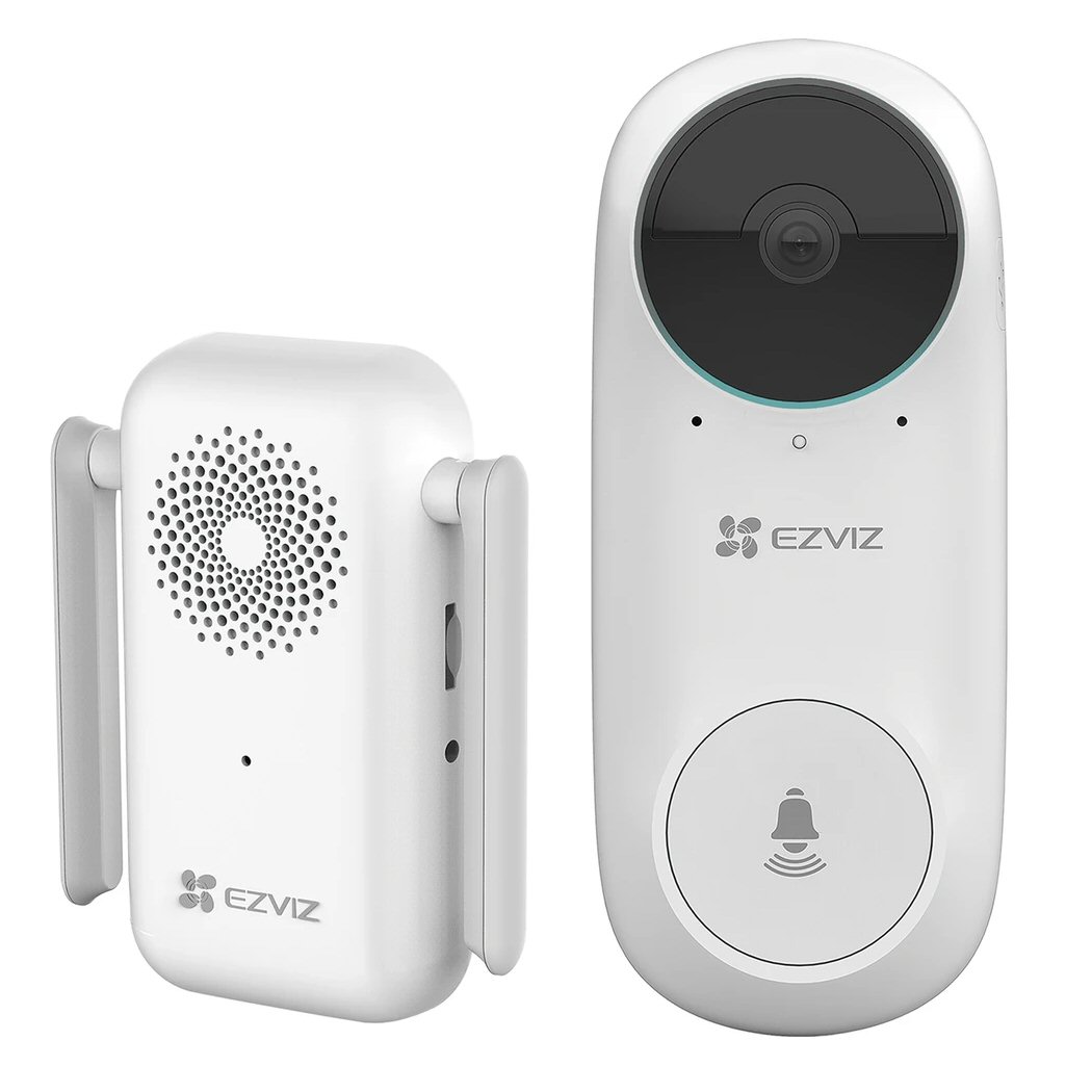 מצלמת דלת+אינטרקום ופעמון אלחוטי Ezviz DB2C