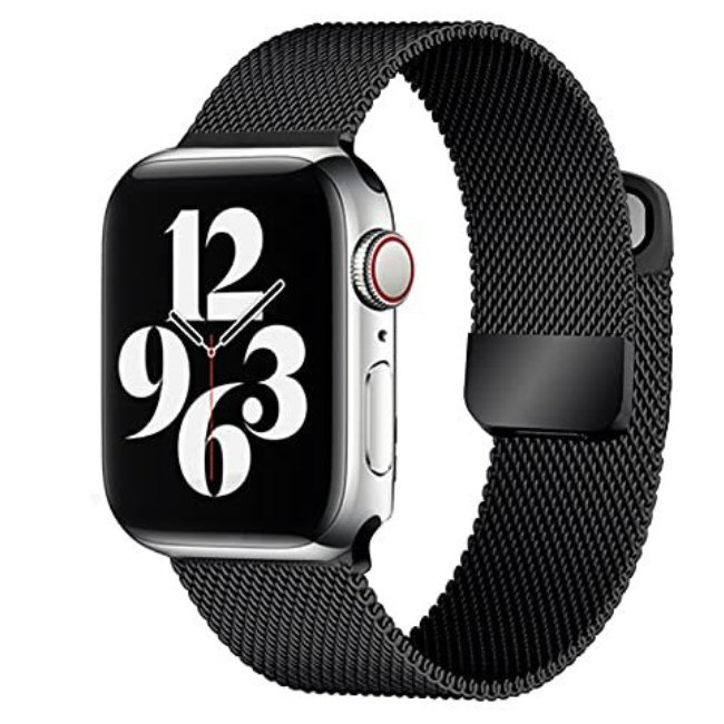 רצועת מתכת Apple Watch 38/40/41mm Metal Strap שחור