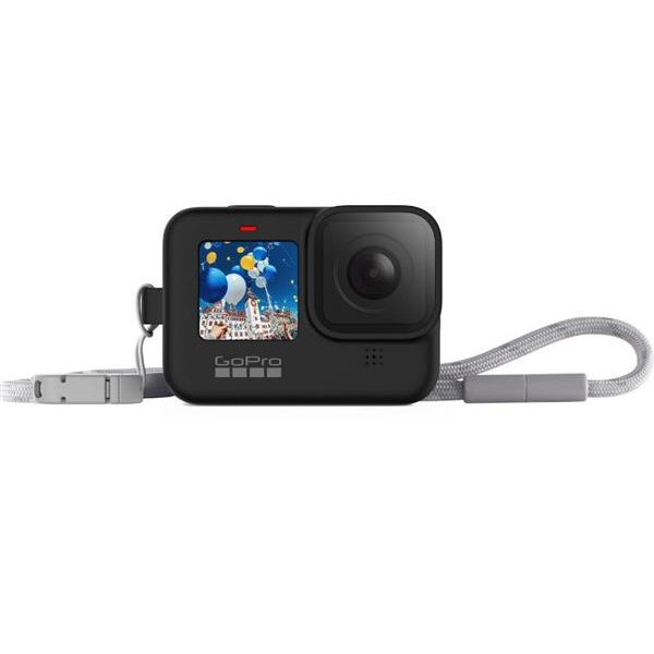 כיסוי סיליקון עם רצועה GoPro Sleeve & Lanyard One Size Hero 9