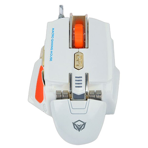 עכבר גיימינג Meetion M975 USB Corded Gaming Mouse לבן