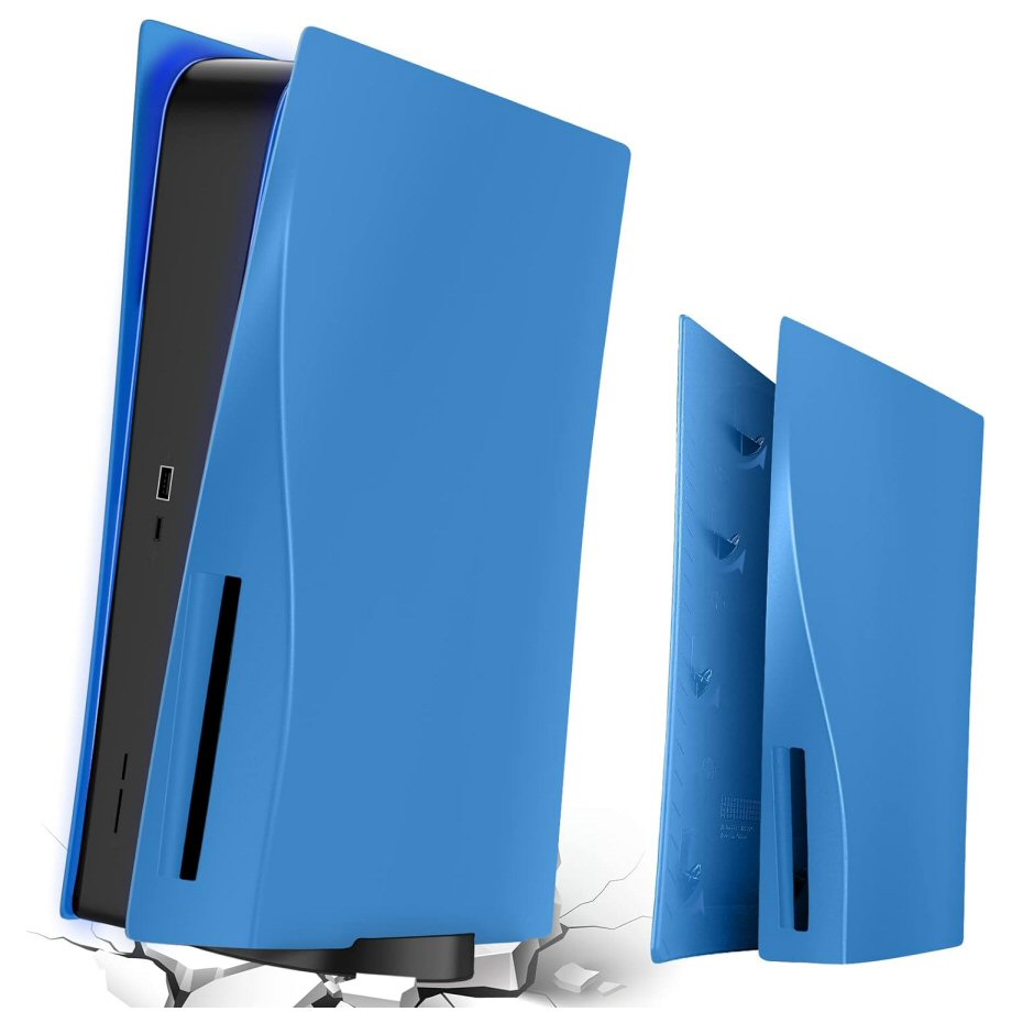 כיסוי לפלייסטיישן 5 PS5 Blu-ray Console Covers תכלת