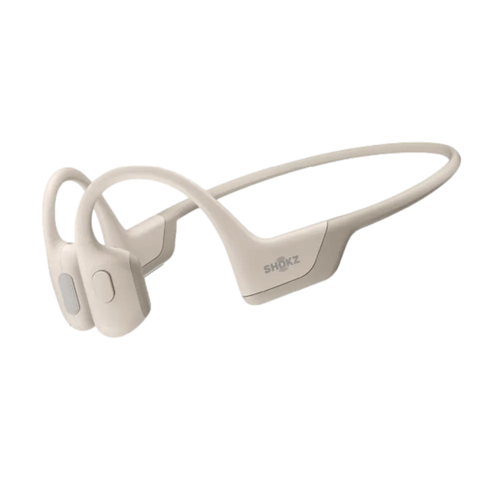אוזניות OPENRUN PRO SHOKZ בצבע בז’