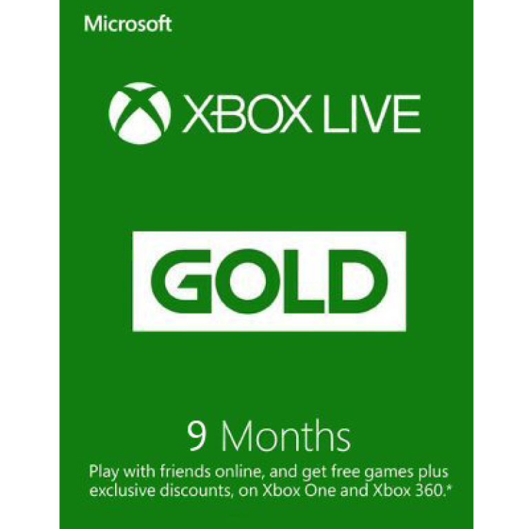 Xbox Live Gold 9 Months